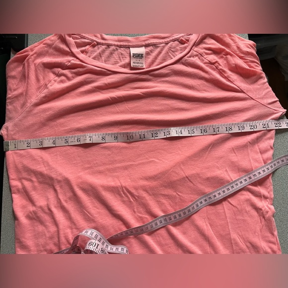 PINK V/S Bright Orange Sleep Top Size Large - Picture 9 of 11